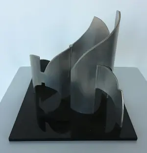 Margot Zanstra - Metalen sculptuur, Zonder titel + boek! kopen? Bied vanaf 150!