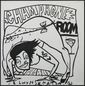 Selwyn Senatori - Acryl op doek, Champagne kopen? Bied vanaf 100!