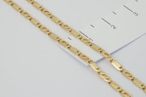 2518 - Elegant  - klein model - 14 karaats geel-gouden zg. "Anker" collier kopen? Bied vanaf 120!