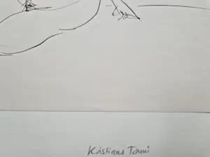 Tonny Kristians - Jaren 30 oost-Indische INKT tekening "zittend vrouwelijk naakt" kopen? Bied vanaf 39!