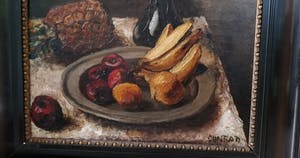 Conrad Kickert - Stilleven met tulpen en fruit (Laatste keer!!) kopen? Bied vanaf 400!