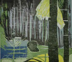 Vincent van Ojen - "Bos met tegenlicht" kopen? Bied vanaf 75!