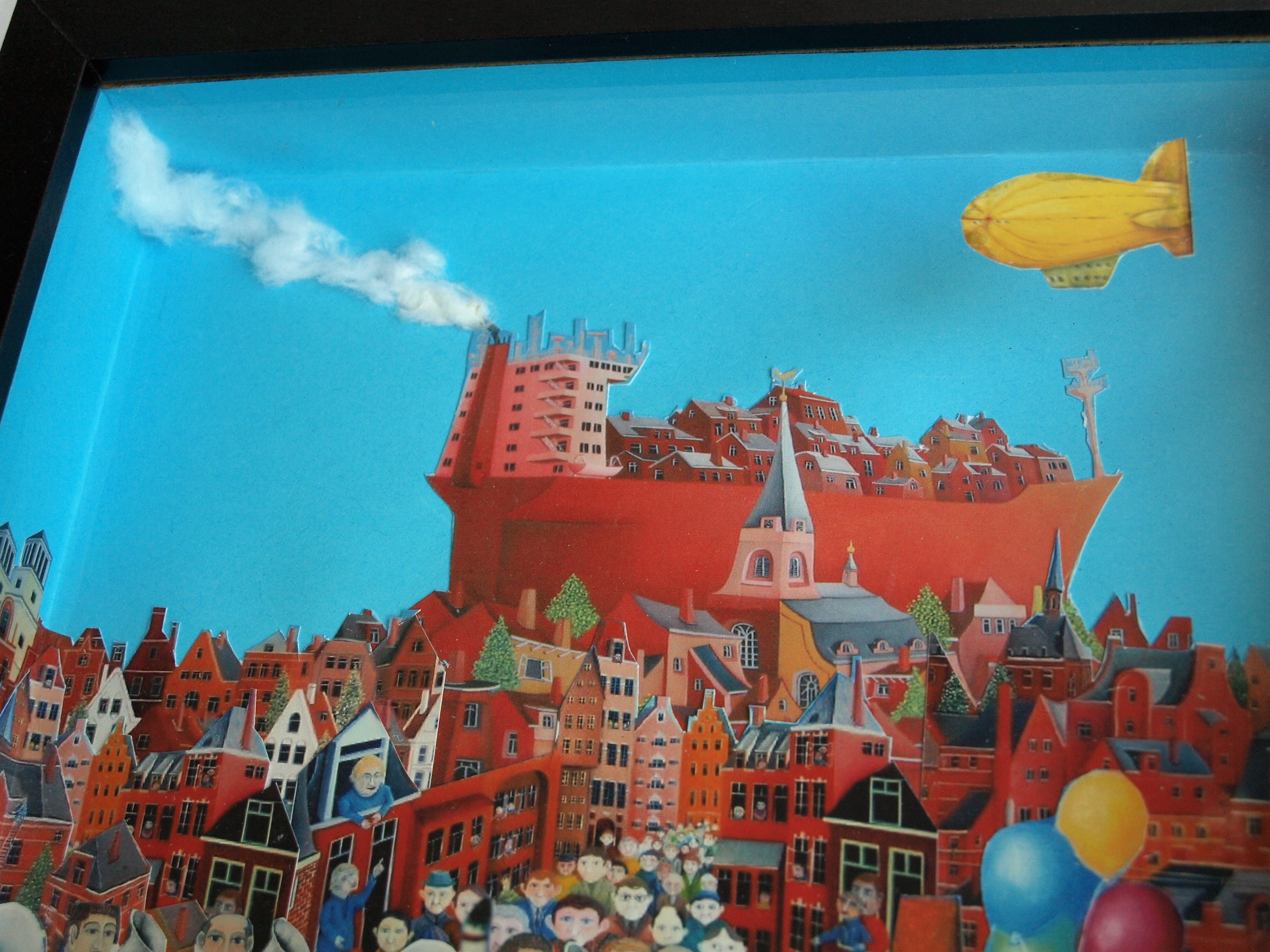 Peer Mijland - Collage met zelfportret – ca 1999  kopen? Bied vanaf 90!