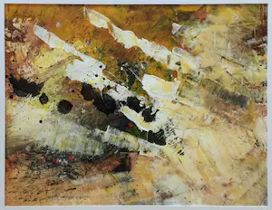 Bart van Oijen - z.t. | lyrisch abstract schilderij - ingelijst kopen? Bied vanaf 84!