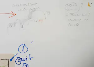 Co Westerik - Polikliniek, zeefdruk met persoonlijke aantekeningen (groot) kopen? Bied vanaf 250!