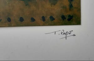 Ton Pape - Gouache - Geometrisch Abstract nr 229 kopen? Bied vanaf 35!