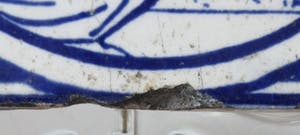 Minton & Co - Antieke blauw witte tegel - De Drie Koningen en het kindeke Jezus kopen? Bied vanaf 1!