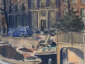 Bob Buys - 1912-1979. Grachtengezicht Amsterdam 1954 kopen? Bied vanaf 150!