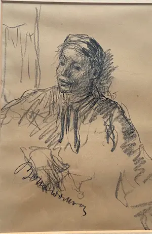 Bernard de Hoog - Vrouw met baby en portret kopen? Bied vanaf 200!