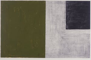 Bert Loerakker - Zeefdruk, Abstracte compositie kopen? Bied vanaf 50!