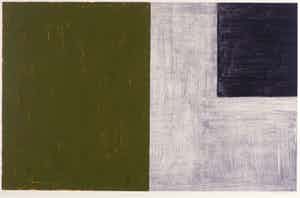 Bert Loerakker - Zeefdruk, Abstracte compositie verkocht voor € 50!