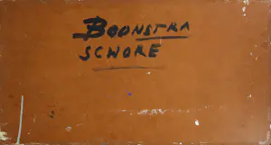 Klaas Boonstra - Olieverf op board, Abstracte compositie kopen? Bied vanaf 100!