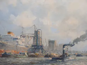 Marius de Jongere - Havengezicht Rotterdam kopen? Bied vanaf 975!