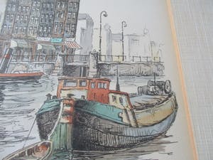 Niet of onleesbaar gesigneerd - Amsterdam Prins Hendrikkade kopen? Bied vanaf 10!