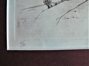 Luk Debruyne - Landschap (ets sanguine) kopen? Bied vanaf 20!