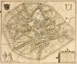 Frans Hogenberg - Gravure, Tienen verkauft für € 17!
