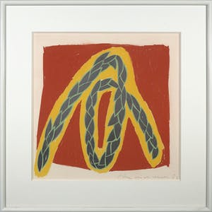 Tine van de Weyer - Pastelkrijt op papier, Zonder titel - Ingelijst kopen? Bied vanaf 1!