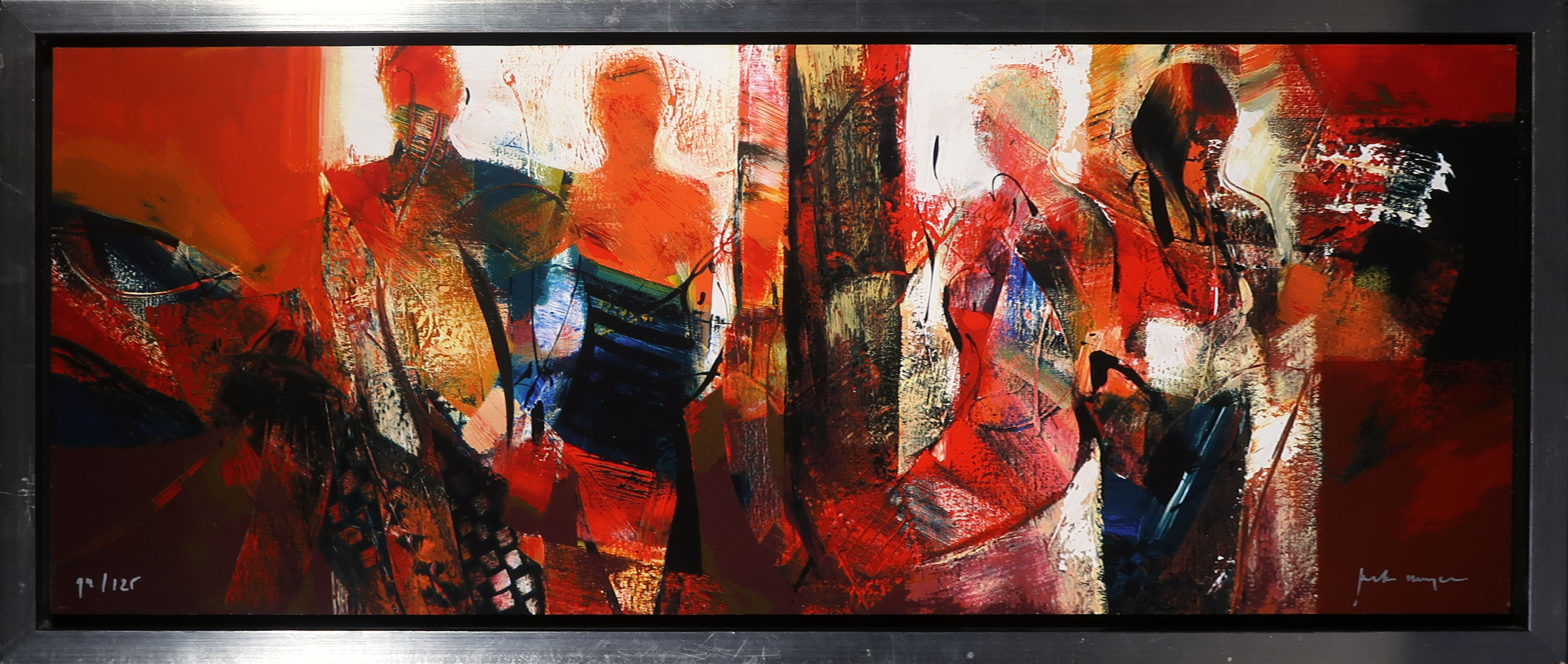 Peter Meijer - Zeefdruk op board, Zucht naar het westen - Ingelijst (Groot) verkocht voor € 70!