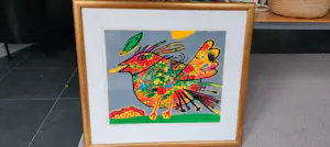 AcheterCorneille - L'oiseau de la langue, gekleurde kip? Enchérissez de 250!