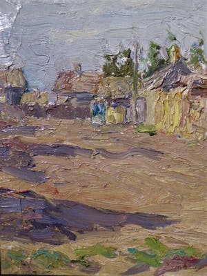 Alexander Lopatkin - Russian soviet impressionist landscape kopen? Bied vanaf 220!