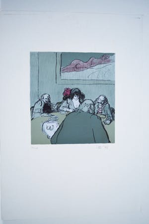 Kurt Lob - mensen rond een tafel kopen? Bied vanaf 25!