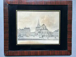 Onbekend - Set van 4 pentekeningen Breda kopen? Bied vanaf 100!