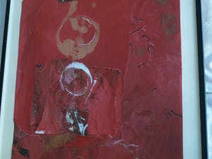 Maggy Voorsluys-Gomez - Collage en acrylverf , “Hiroshima” – ingelijst - 1992 kopen? Bied vanaf 50!