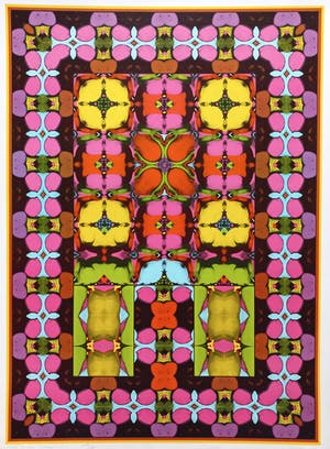 Shinkichi Tajiri - My secret garden no 2, gesigneerde offset kopen? Bied vanaf 75!