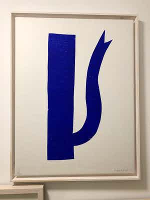 Klaas Gubbels - Blauwe Kan op linnen (uniek) verkocht voor € 650!