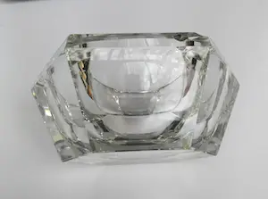 Val-Saint-Lambert - Zware zeshoekige kristallen asbak kopen? Bied vanaf 1!