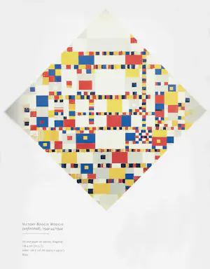 Piet Mondriaan - Victory Boogie Woogie, emaille op metaal (unica, zeer groot) kopen? Bied vanaf 1000!