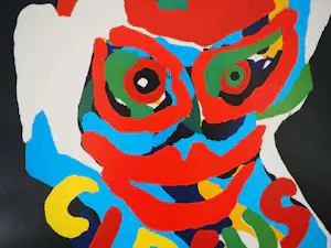 Karel Appel - Kleurenlitho CIRCUS Handgesigneerd---In Nieuwe Lijst!!! kopen? Bied vanaf 699!
