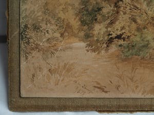 Melchior Fritsch - Aquarel , “An der Schwarza” – 1879 kopen? Bied vanaf 10!