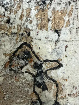 George Ebrin Adingra - Abstract portret met overlappende figuren, Parijs 1970 kopen? Bied vanaf 140!