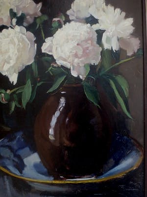 Rien Glansdorp - Pioenrozen in vaas 1944 kopen? Bied vanaf 300!