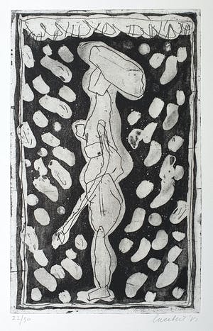 Lucebert - Ets en gedicht | Paradijs (kleine oplage) kopen? Bied vanaf 150!