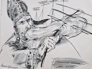 Charles J. Kemper - drie (3) pastel/inkt tekeningen Sinterklaas/moeder en dochter - gesigneerd kopen? Bied vanaf 1!