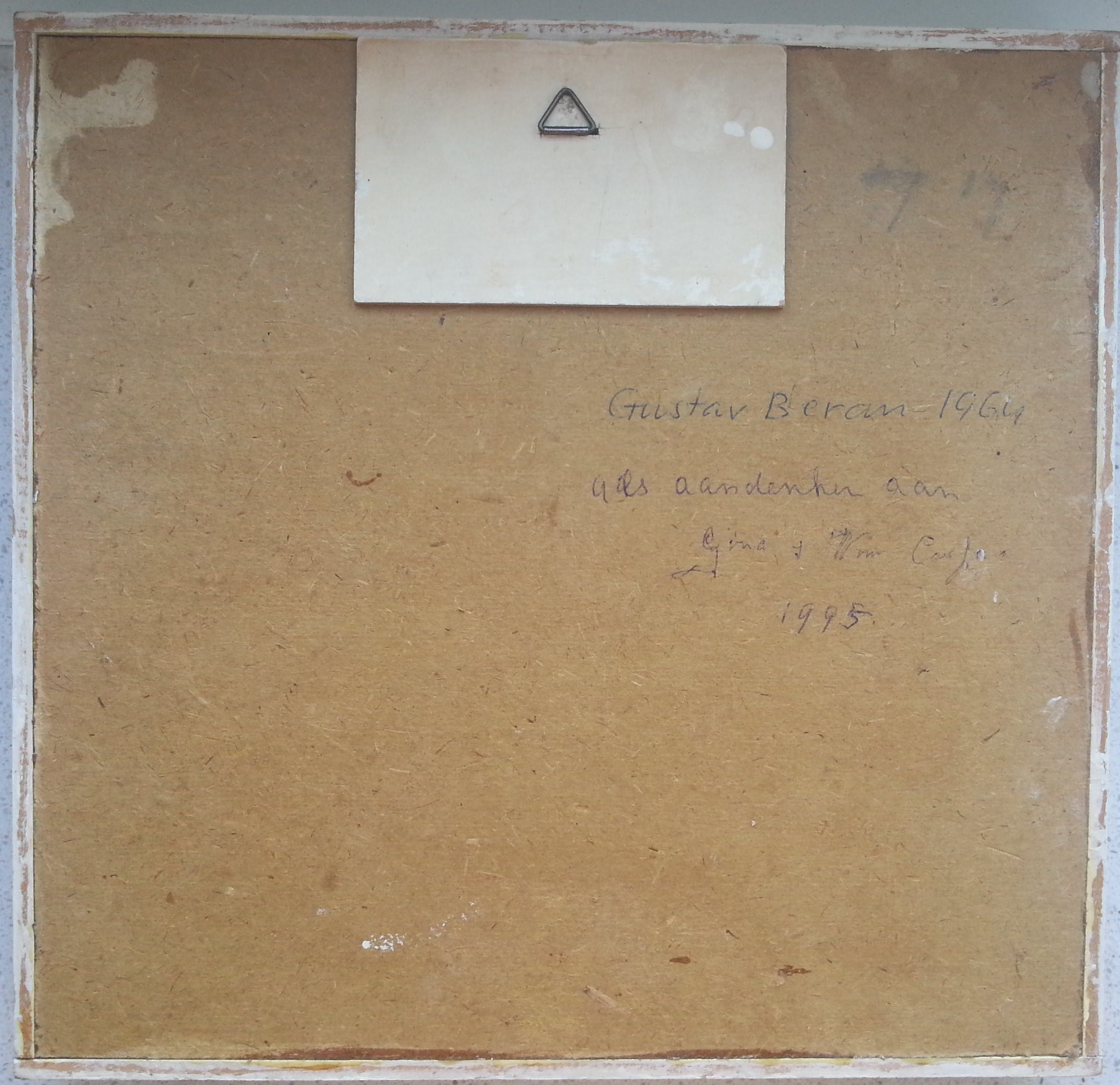 Gustav Beran - GUSTAV BERAN (1912-2006) - Mixed Media Schilderij - Gesigneerd - Ingelijst- 1964 kopen? Bied vanaf 150!