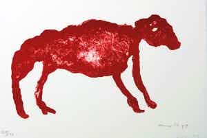 Armando - Zeefdruk, Zonder titel verkocht voor € 100!