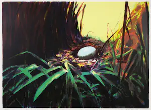 Siert Simon Dallinga - Zeefdruk op papier, Hereveen II - Ingelijst kopen? Bied vanaf 50!