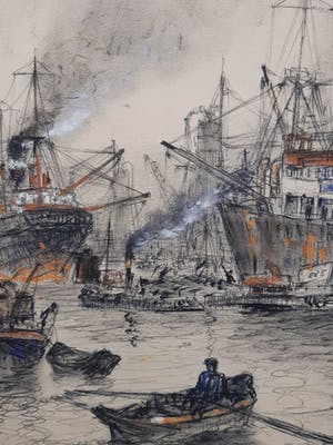 Joop Molenaar - Bedrijvigheid in de Rotterdamse Maashaven kopen? Bied vanaf 170!