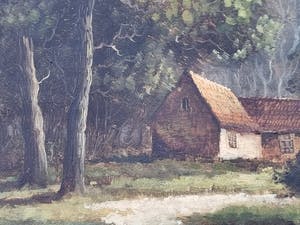 B.H.C. Mulder - Hollands landschap kopen? Bied vanaf 25!