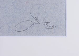 Franscz Witte - Krijttekening, Vrouw kopen? Bied vanaf 1!