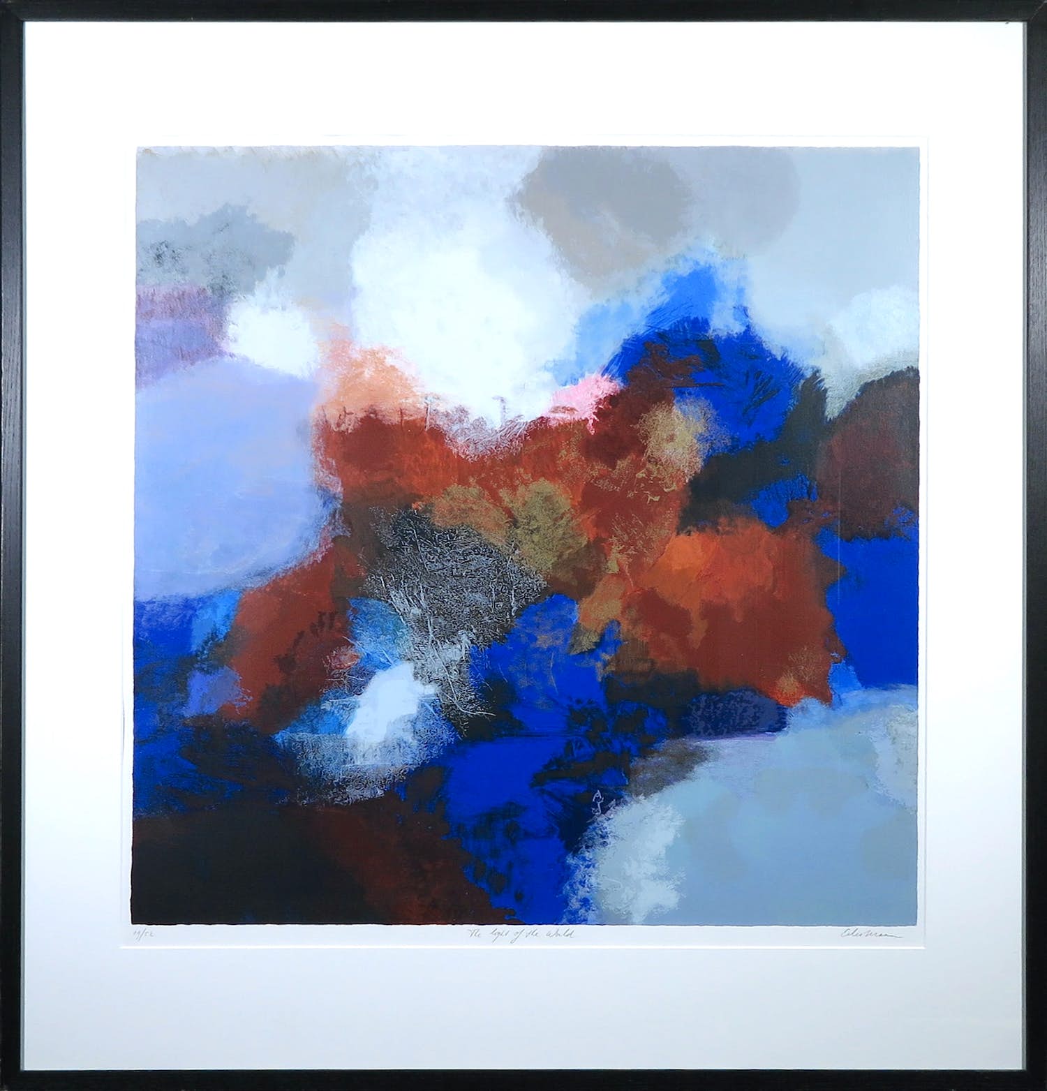 Eelco Maan - Zeefdruk, The light of the world - Ingelijst (Groot) verkocht voor € 60!