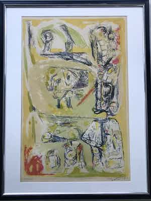 Asger Jorn - Cobra faces verkocht voor € 1350!