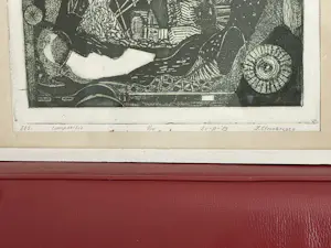 Joop Steenbergen - Ets/ Aquatint - Compositie 1979 kaufen? Bieten Sie von 55!