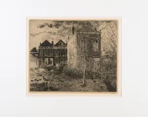 Jan van Dijk (Geb. Den Haag) - Ets, Zonder titel kopen? Bied vanaf 20!