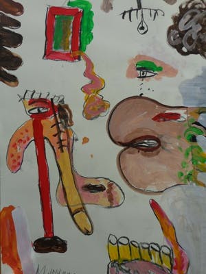 Anton Martineau - EROTISCHE FIGURATIE / ORIGINEEL WERK / 100x69cm / SIG kopen? Bied vanaf 165!