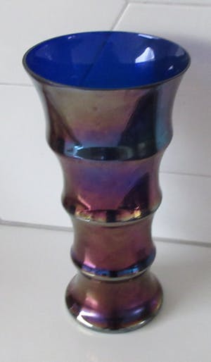 Wilhelm Kralik Sohne - Stel Art Nouveau Iridescent geglazuurde ribbelvazen kopen? Bied vanaf 10!