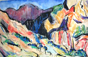 Edmond Wingen - Frans berglandschap ca. 1955 kopen? Bied vanaf 175!